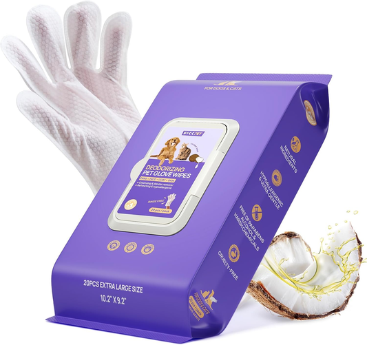 PawClean™ Pet Glove Cleaning Wipes