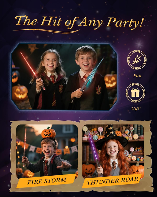 Wizard Spell Wand with Voice-Control