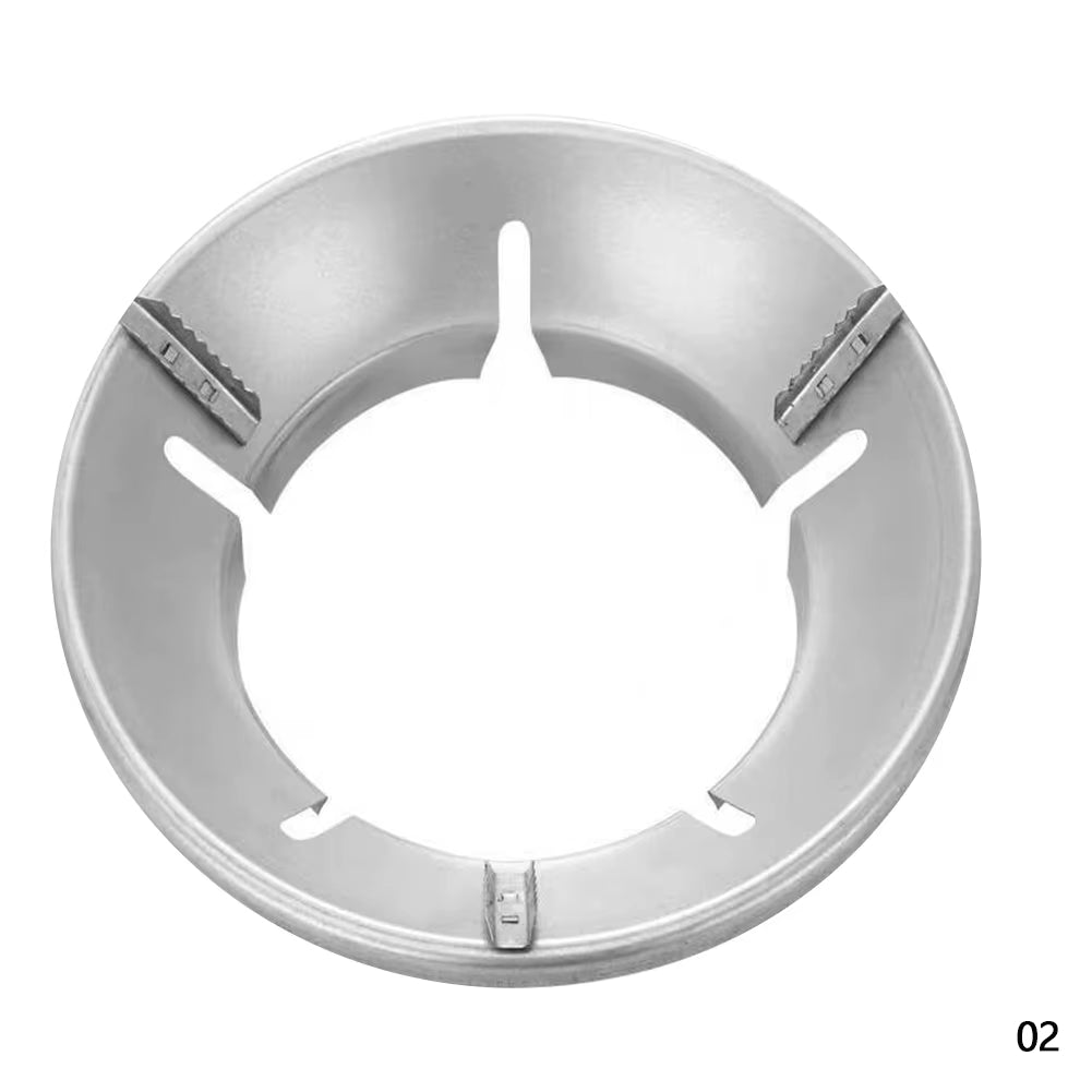 Home Gas Stove Fire Wind Proof Energy Saver Cover Wind Shield Bracket Disk Fire Reflection Windproof Stand Kitchen Cooker Cover