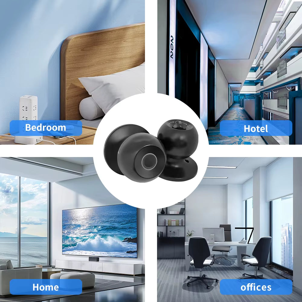 Smart Lock Door with Bluetooth Tuya Smart Life Products Fingerprint Lock Key Unlock Security Door Entry Home House Apartment