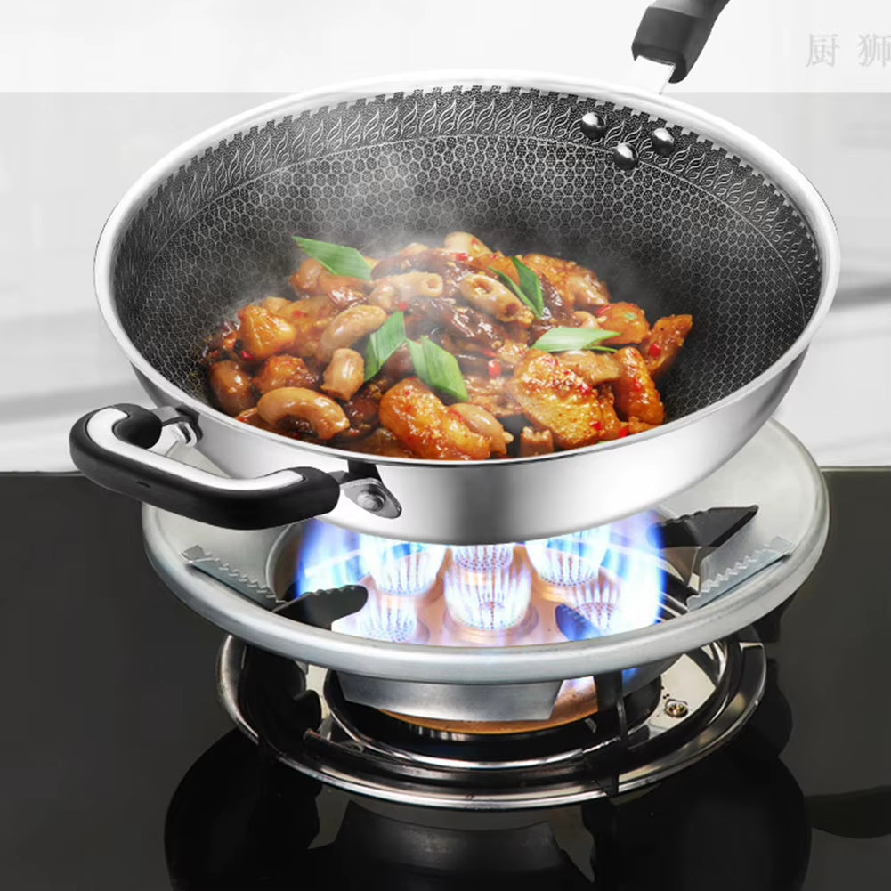Home Gas Stove Fire Wind Proof Energy Saver Cover Wind Shield Bracket Disk Fire Reflection Windproof Stand Kitchen Cooker Cover
