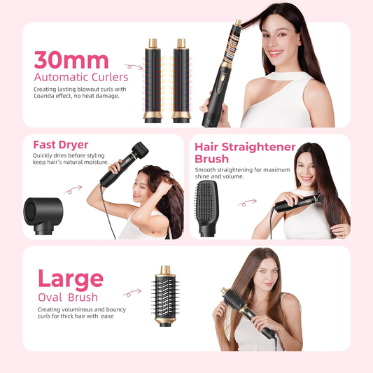 LuxeAir Styler™ — Salon Blowouts & Frizz-Free Volume at Home