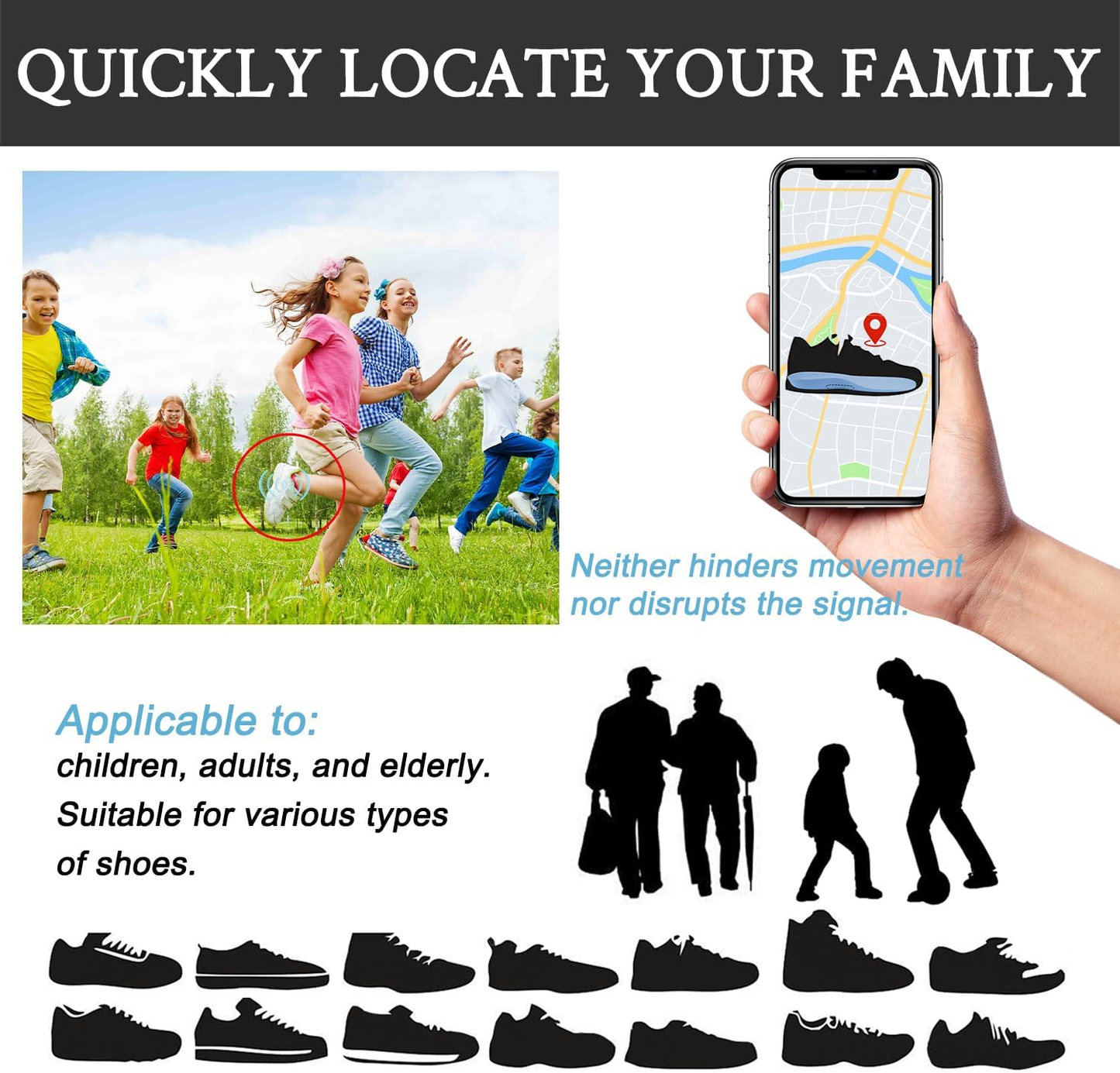 TrackStep™ AirTag Insoles