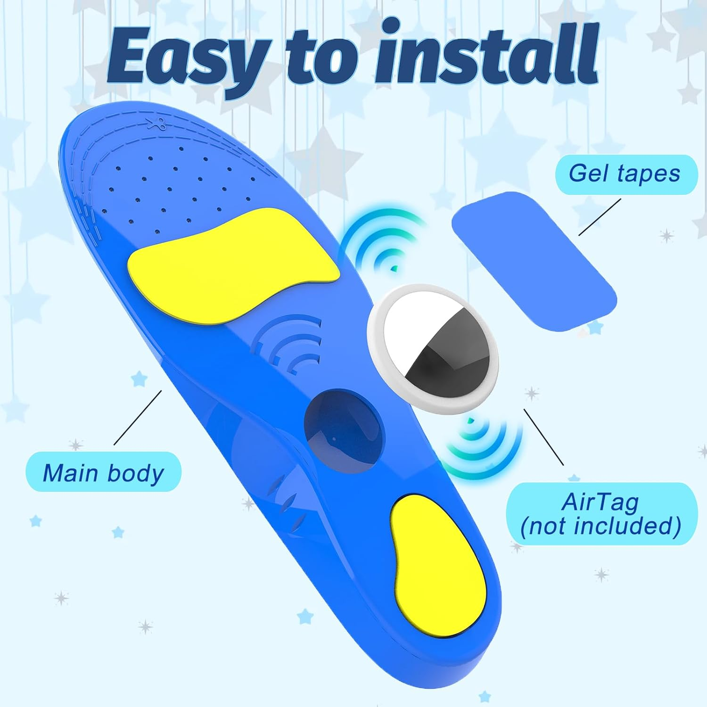 TrackStep™ AirTag Insoles