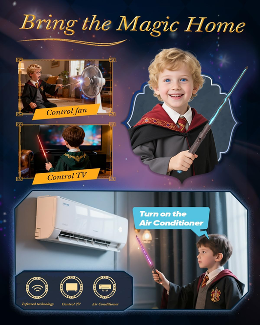 Wizard Spell Wand with Voice-Control