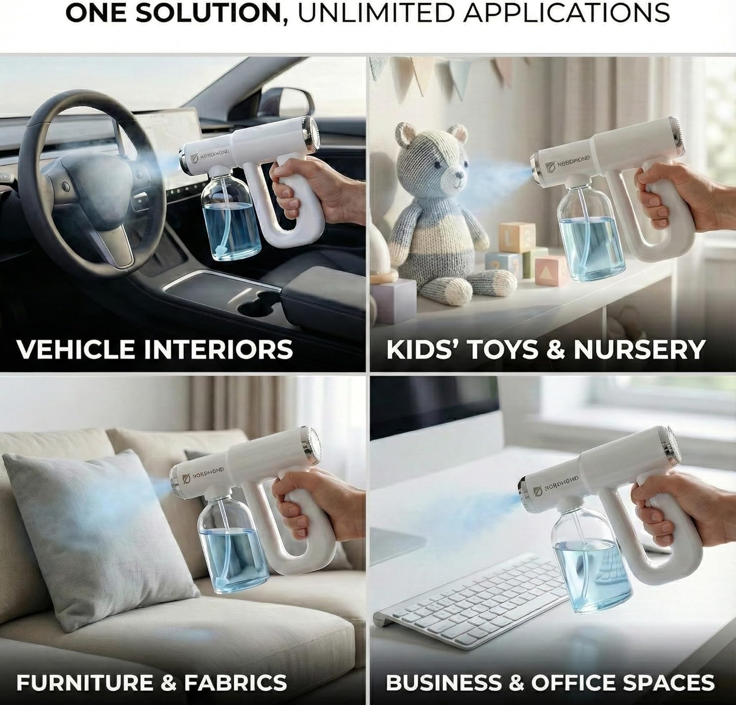 NanoGlow UV Mist Sanitizer Sprayer