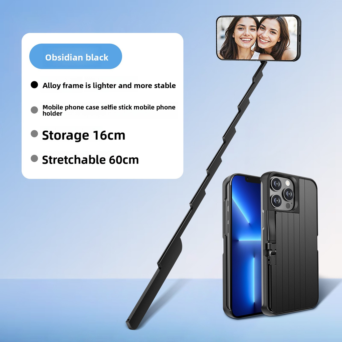SnapCase Pro™ | Built-In Selfie Stick Phone Case