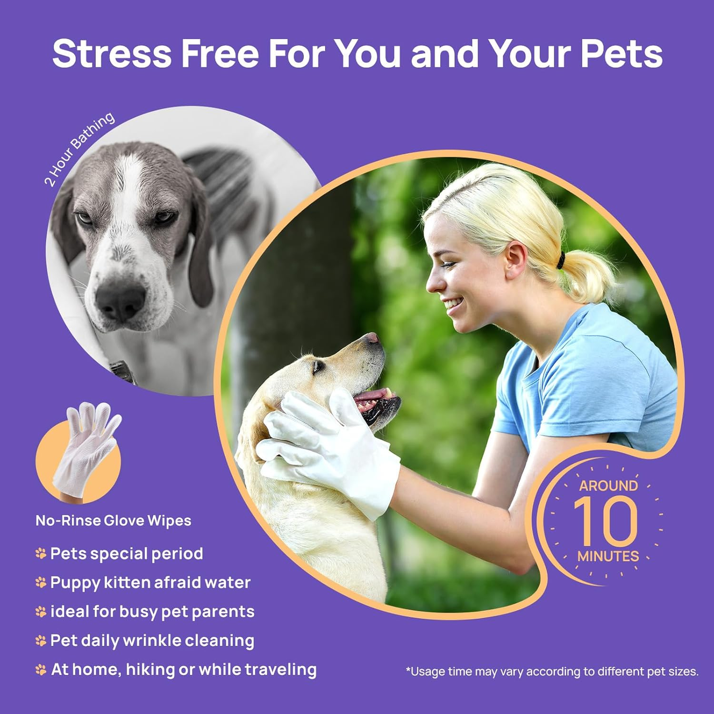 PawClean™ Pet Glove Cleaning Wipes