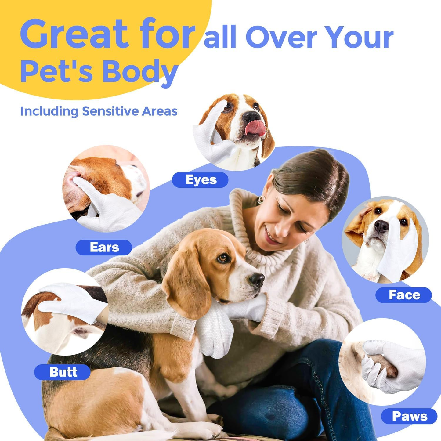 PawClean™ Pet Glove Cleaning Wipes